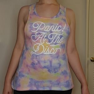 Panic at the Disco Tour Tye Dye Tank Top
